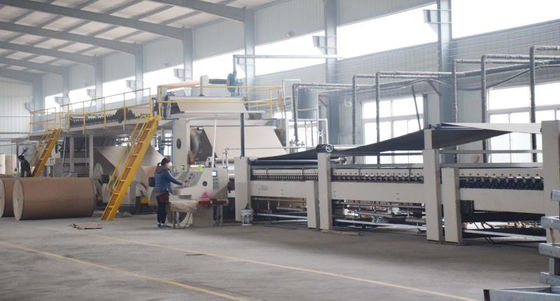 Productielijn voor golfkarton 80 m/min met elektrische verwarming MC80-1400