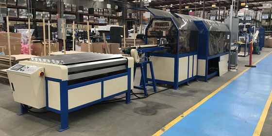 Symmetrische en asymmetrische L-randbeschermer Grootte 30-110 mm Papierrandbeschermingsmachine met max. 70m/min.
