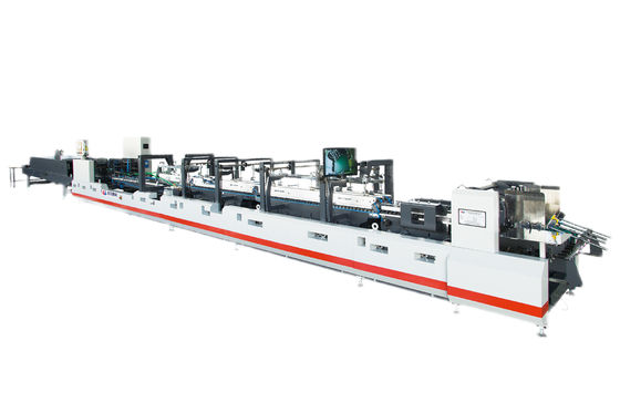 kwaliteit  High Speed Automatic Folding Gluing Machine 18.5KW 0 - 500M/min JH-650PC fabriek