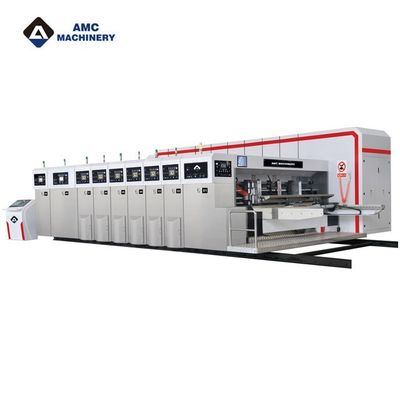Geaffineerde kartonnen doos Flexo printer Slotter Die Cutter PLC Control CE goedgekeurd