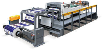 Op maat gemaakte industriële papierknipper High Speed Paper Reel To Sheet Cutting Machine