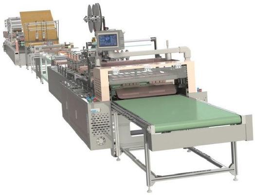 380V golfmatige honingraat papier zak maken machine 25KW YNFWD-650