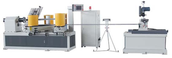 Twee koppen Type 3 - 12 lagen Productielijn voor papierbuizen 11KW TSJG-150