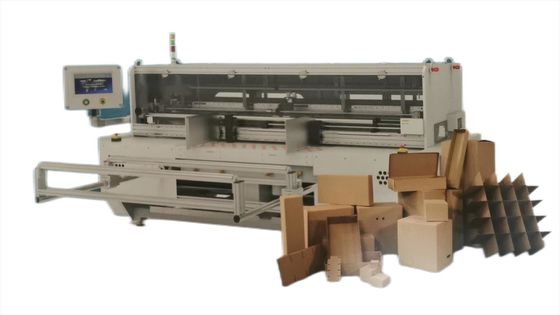 Eenvoudige doorgang Multifunctioneel automatisch gegolfde doos maken machine laag verbruik