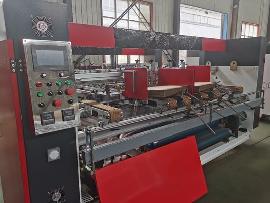 Semi-automatische karton folder Gluer Machine 16KW voor twee stuk karton MH-3000Z