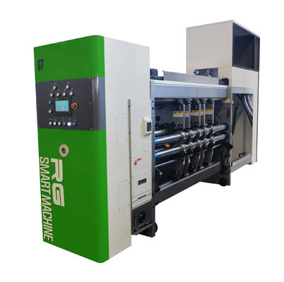 Flexo-printer-slotter-die cutter-folder Gluer lijngids voor efficiënte gegolfde verpakkingen