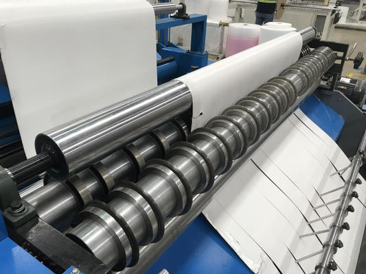 Schachtloze hydraulische papierrandbeschermingsmachine / paper slitter rewinder machine
