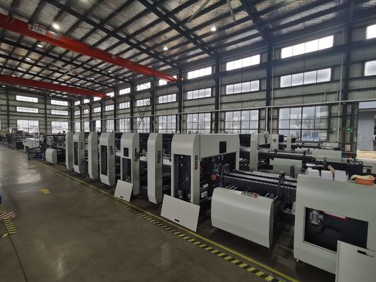 JH-1500F-ACJ Folder Gluer Machine Three Plates Structure and Pusher for Correcting Unit